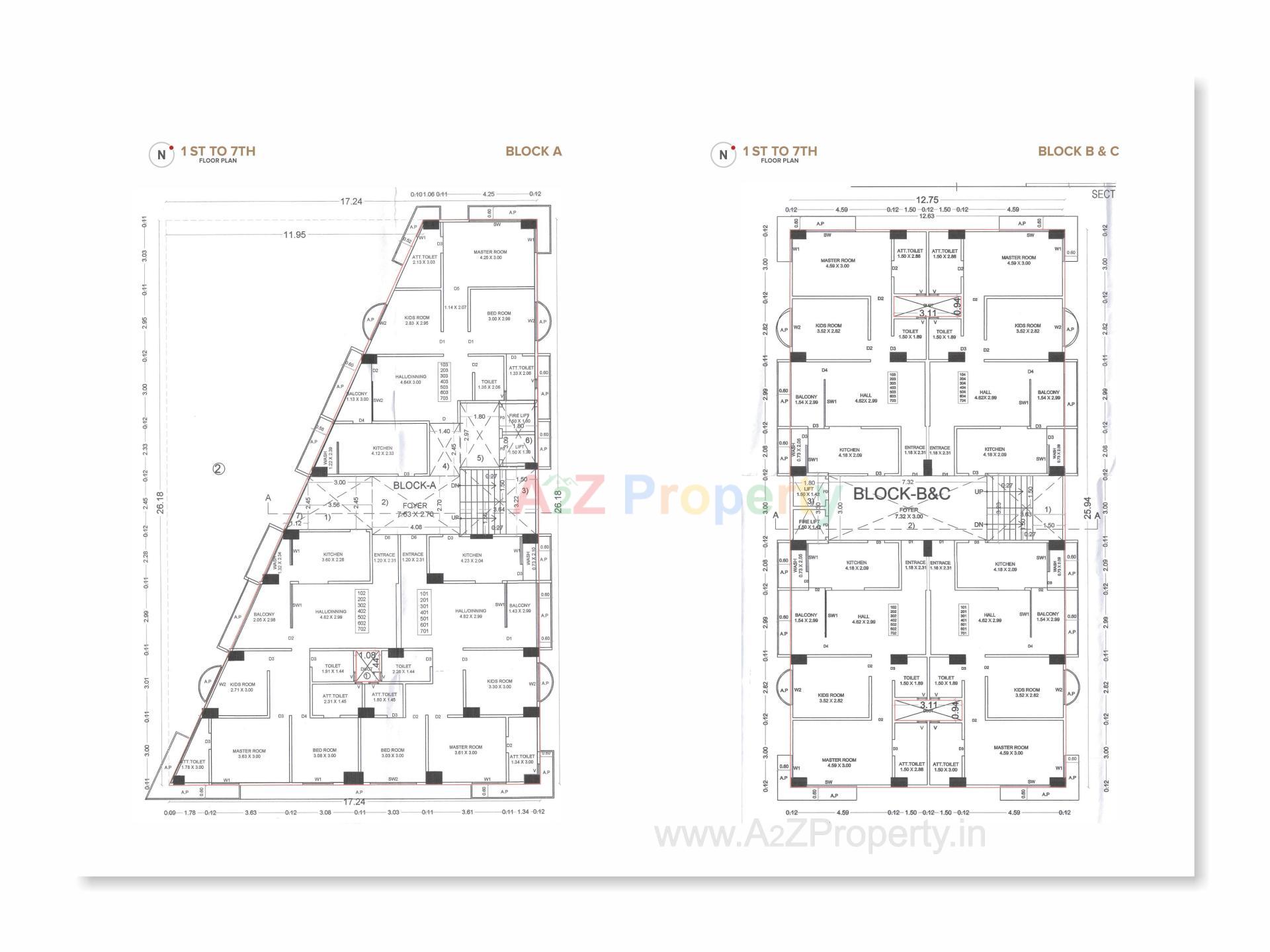 Layout of real estate project Tilak Prime located at Pethapur, Gandhinagar, Gujarat