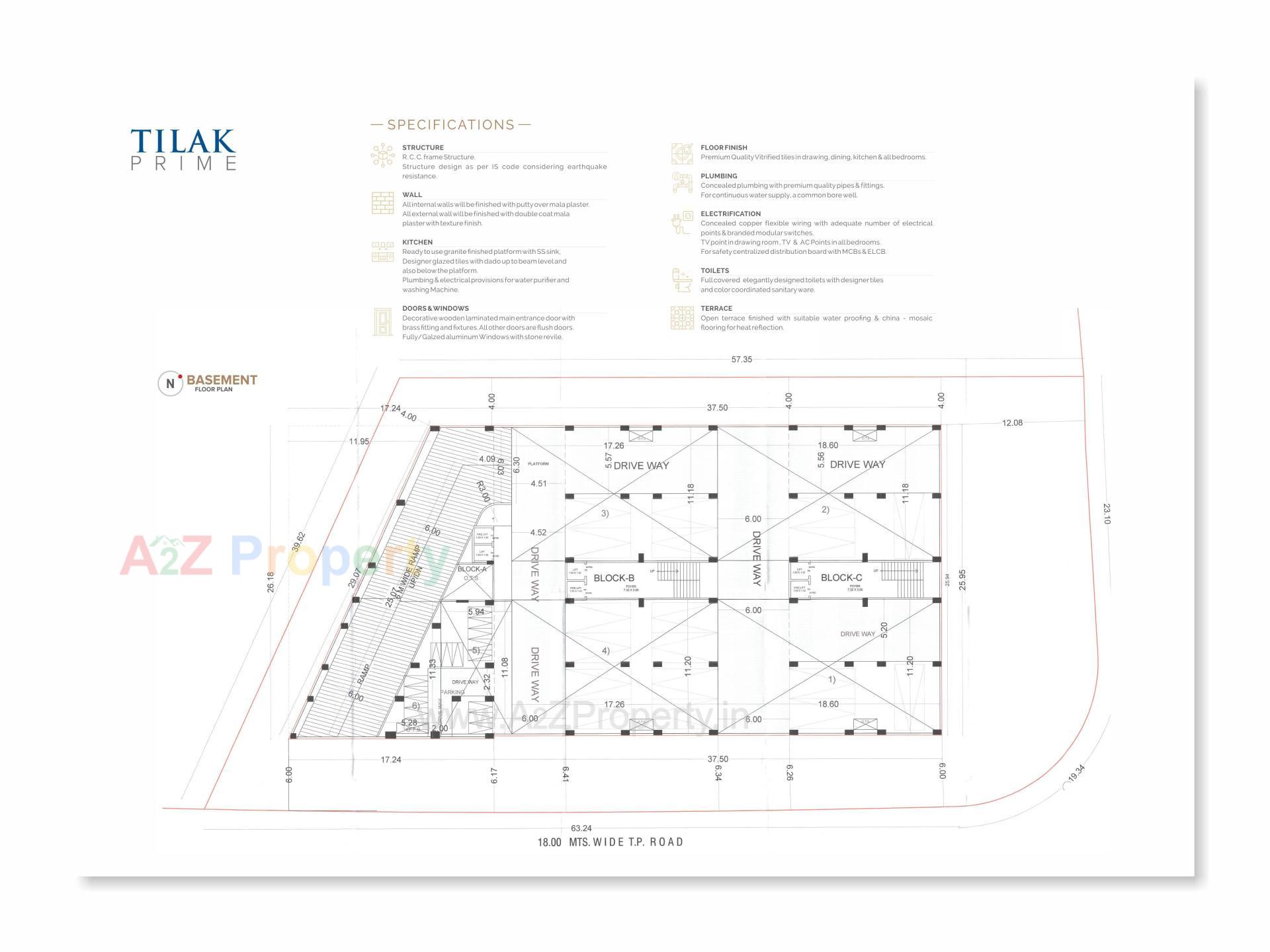  of real estate project Tilak Prime located at Pethapur, Gandhinagar, Gujarat