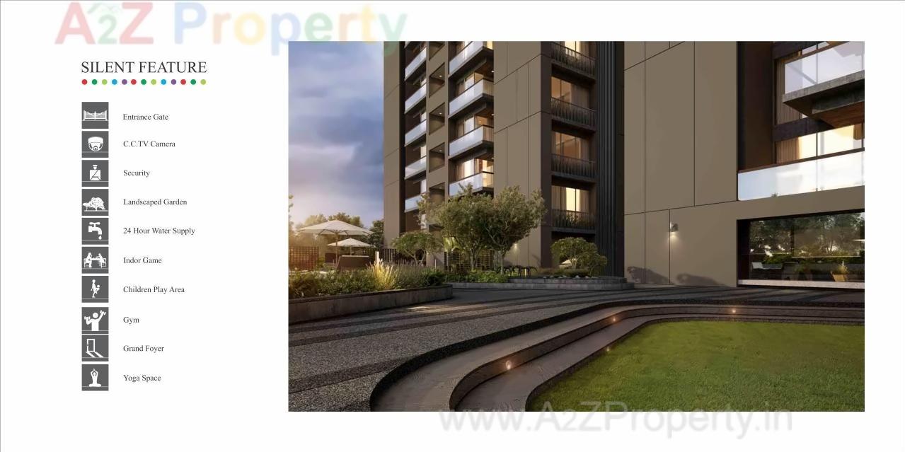 3D Elevation of real estate project Tulip Parmeshwar located at Zundal, Gandhinagar, Gujarat