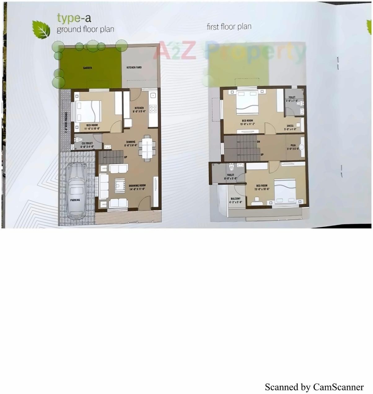 Layout of real estate project Tulsi Bungalows located at Vavol, Gandhinagar, Gujarat