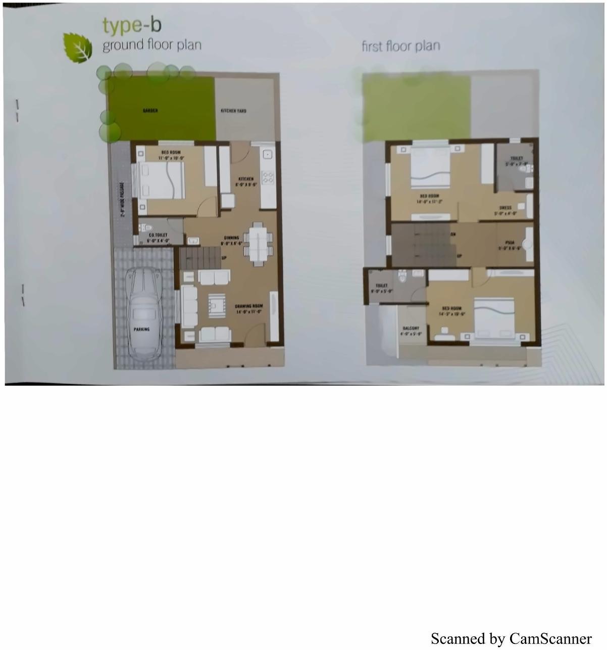 Layout of real estate project Tulsi Bungalows located at Vavol, Gandhinagar, Gujarat