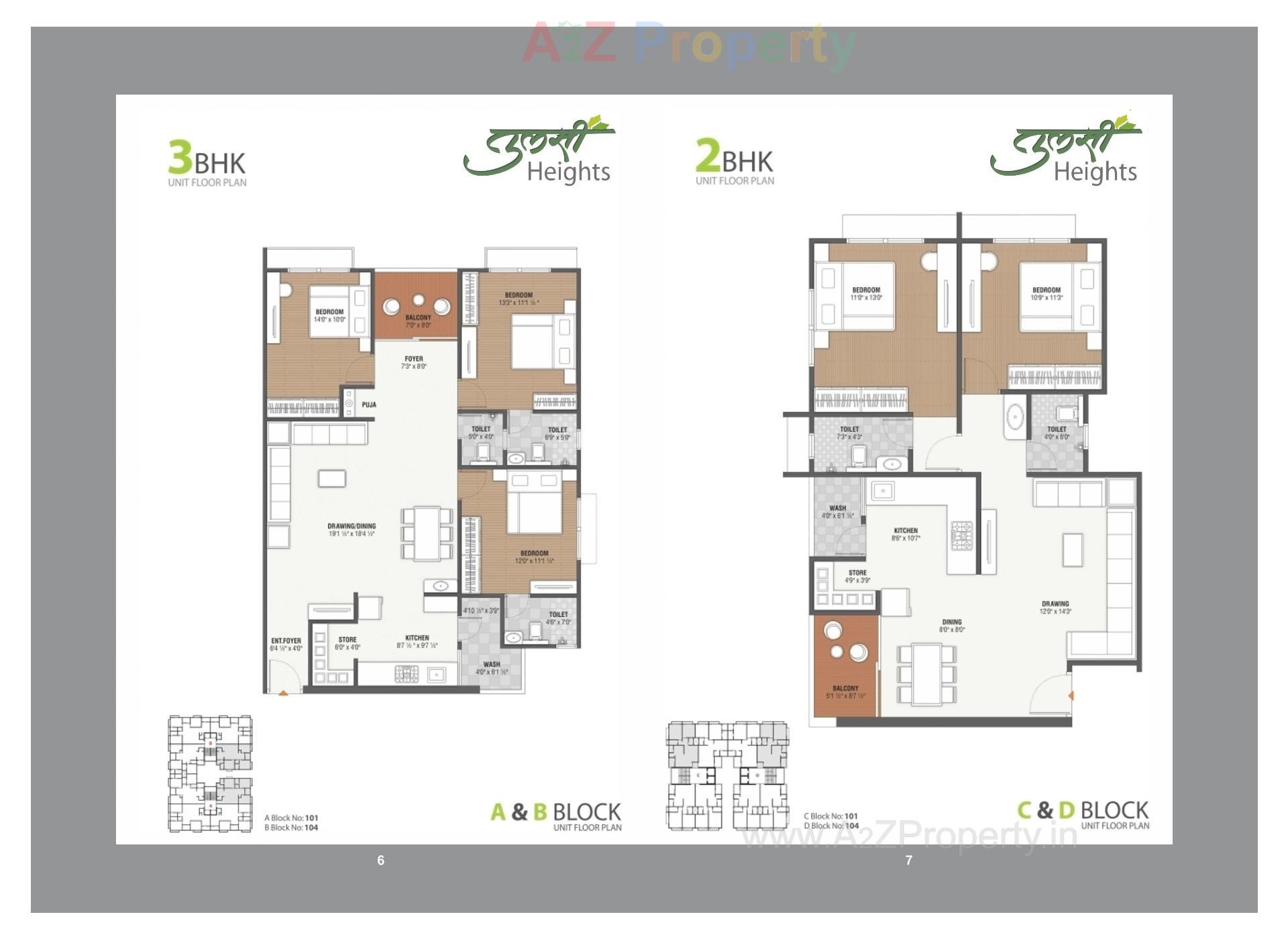 Layout of real estate project Tulsi Heights located at Kudasan, Gandhinagar, Gujarat