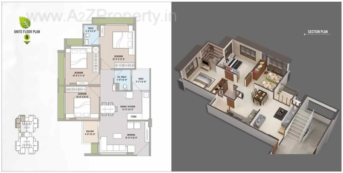 Layout of real estate project Tulsi Residency located at Vavol, Gandhinagar, Gujarat