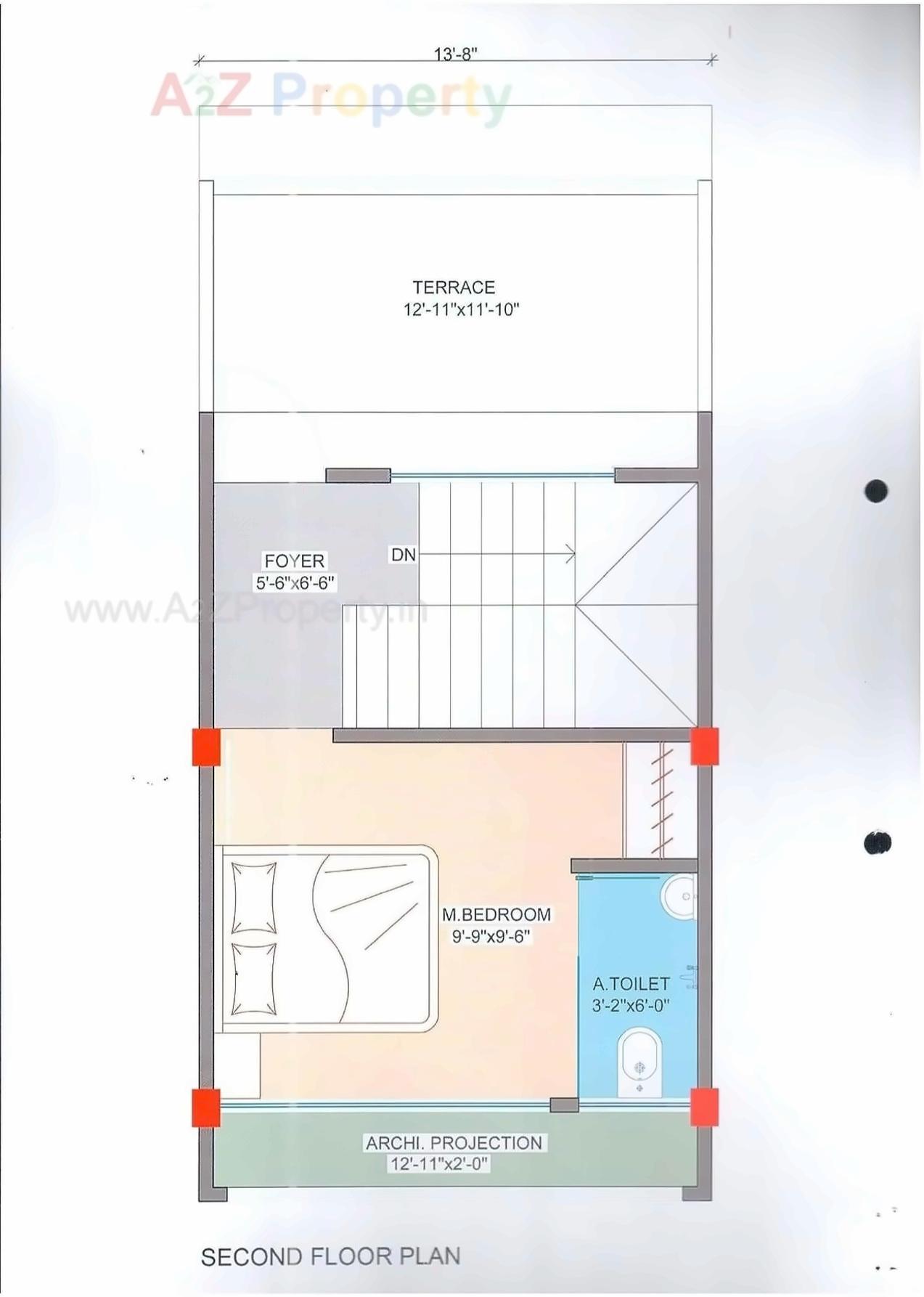  of real estate project Tulsi Ville located at Borisana, Gandhinagar, Gujarat