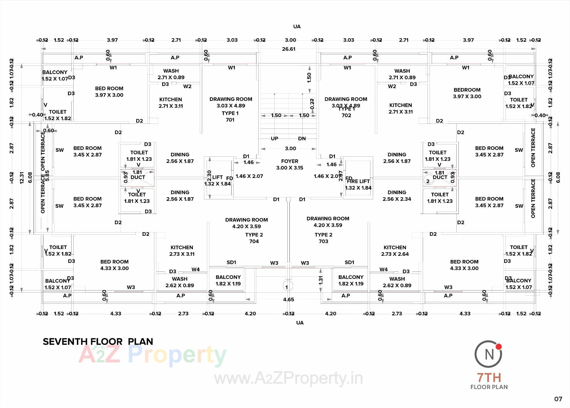  of real estate project Uma Square located at Randheja, Gandhinagar, Gujarat