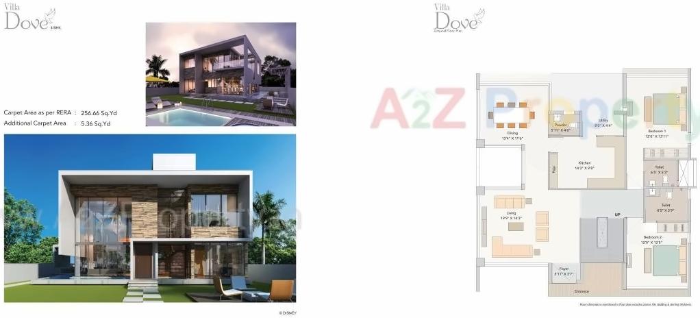 Layout of real estate project Uplands Two located at Gandhinagar, Gandhinagar, Gujarat