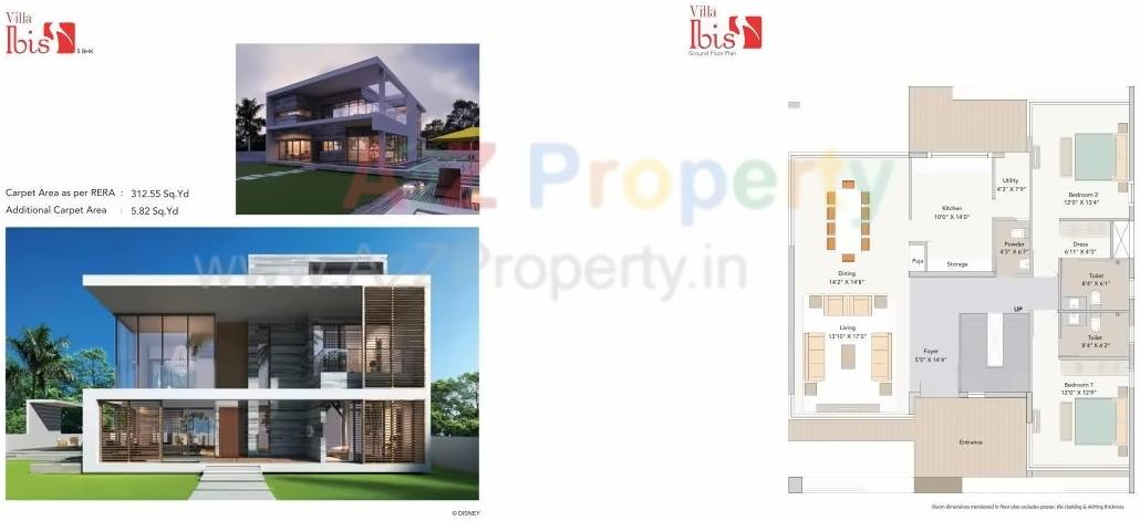 Layout of real estate project Uplands Two located at Gandhinagar, Gandhinagar, Gujarat