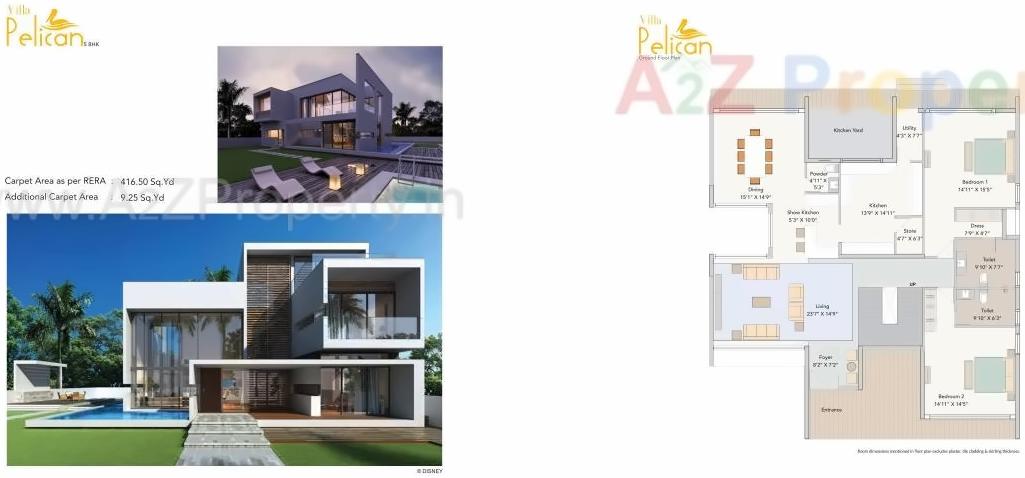 Layout of real estate project Uplands Two located at Gandhinagar, Gandhinagar, Gujarat
