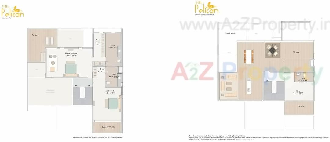 Layout of real estate project Uplands Two located at Gandhinagar, Gandhinagar, Gujarat