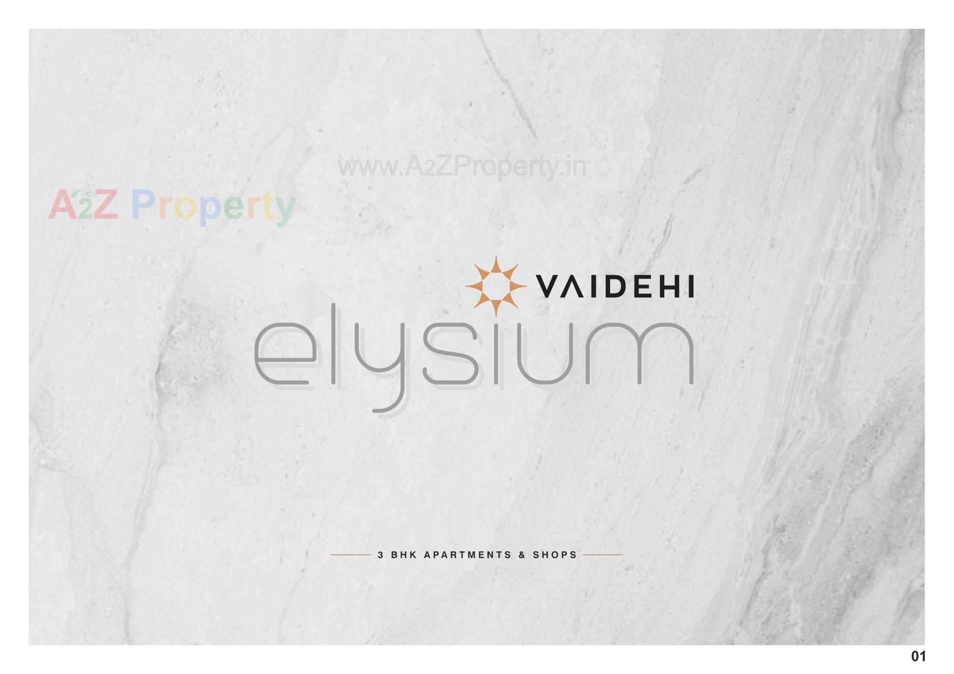  of real estate project Vaidehi Elysium located at Vavol, Gandhinagar, Gujarat