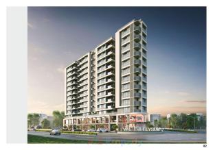 Elevation of real estate project Vaidehi Elysium located at Vavol, Gandhinagar, Gujarat