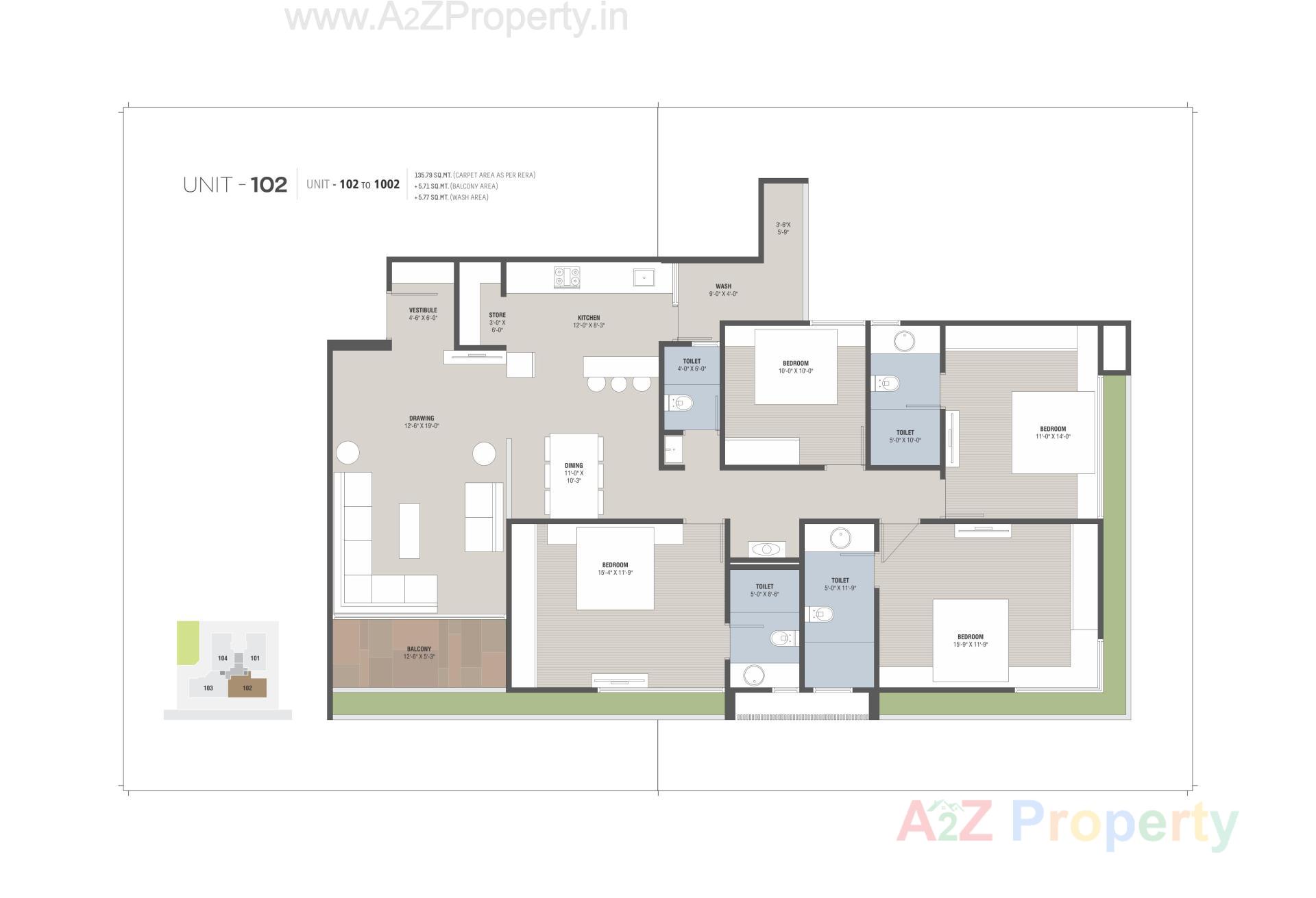 Layout of real estate project Vaidehi Prime located at Vavol, Gandhinagar, Gujarat