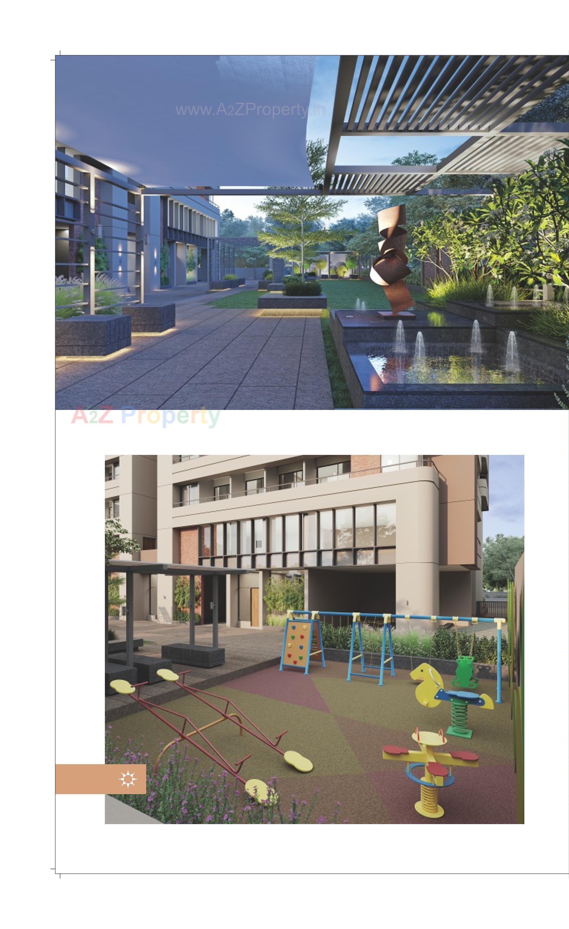 3D Elevation of real estate project Vaidehi Shine located at Vavol, Gandhinagar, Gujarat