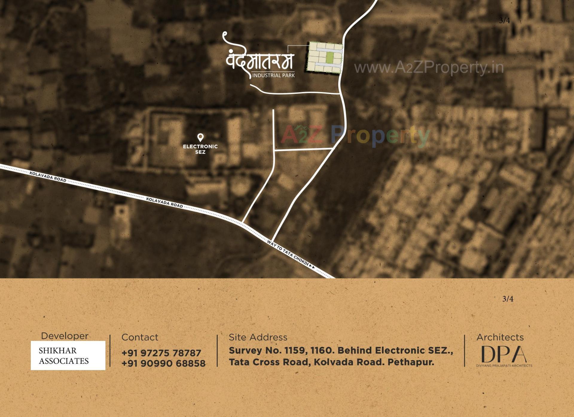  of real estate project Vandemataram Industrial Park located at Pethapur, Gandhinagar, Gujarat