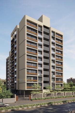 Elevation of real estate project Vashikaa Embark located at Zundal, Gandhinagar, Gujarat
