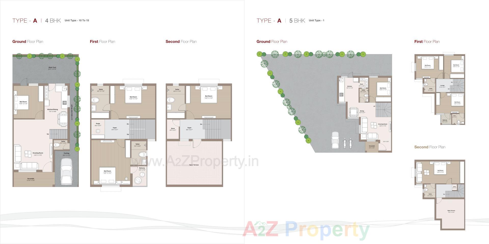 Layout of real estate project Vatrika Villa located at Dahegam, Gandhinagar, Gujarat