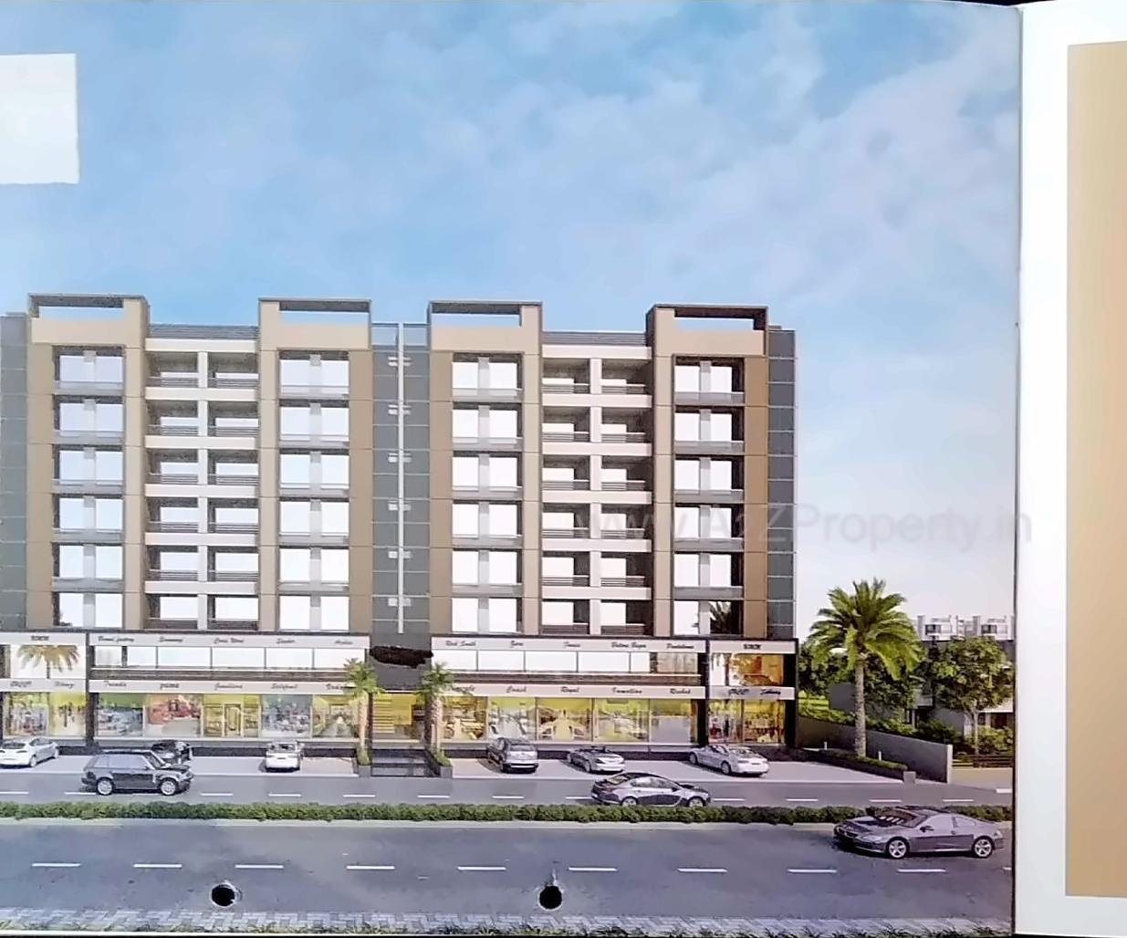 3D Elevation of real estate project Ved Bungalows/ved Green located at Dehgam, Gandhinagar, Gujarat