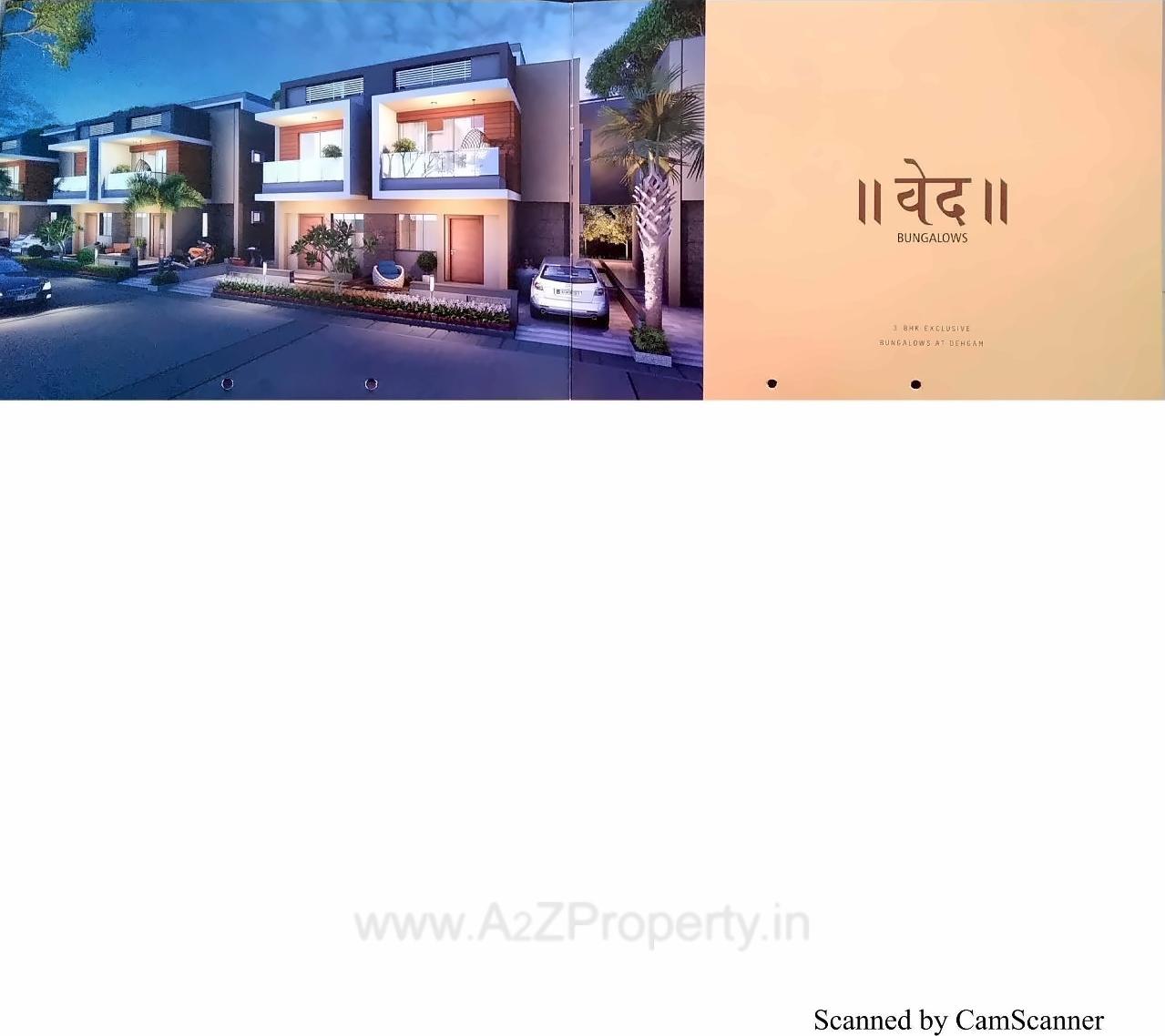 3D Elevation of real estate project Ved Bungalows/ved Green located at Dehgam, Gandhinagar, Gujarat