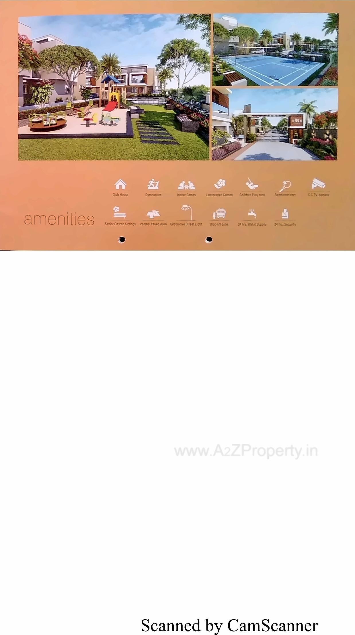 3D Elevation of real estate project Ved Bungalows/ved Green located at Dehgam, Gandhinagar, Gujarat