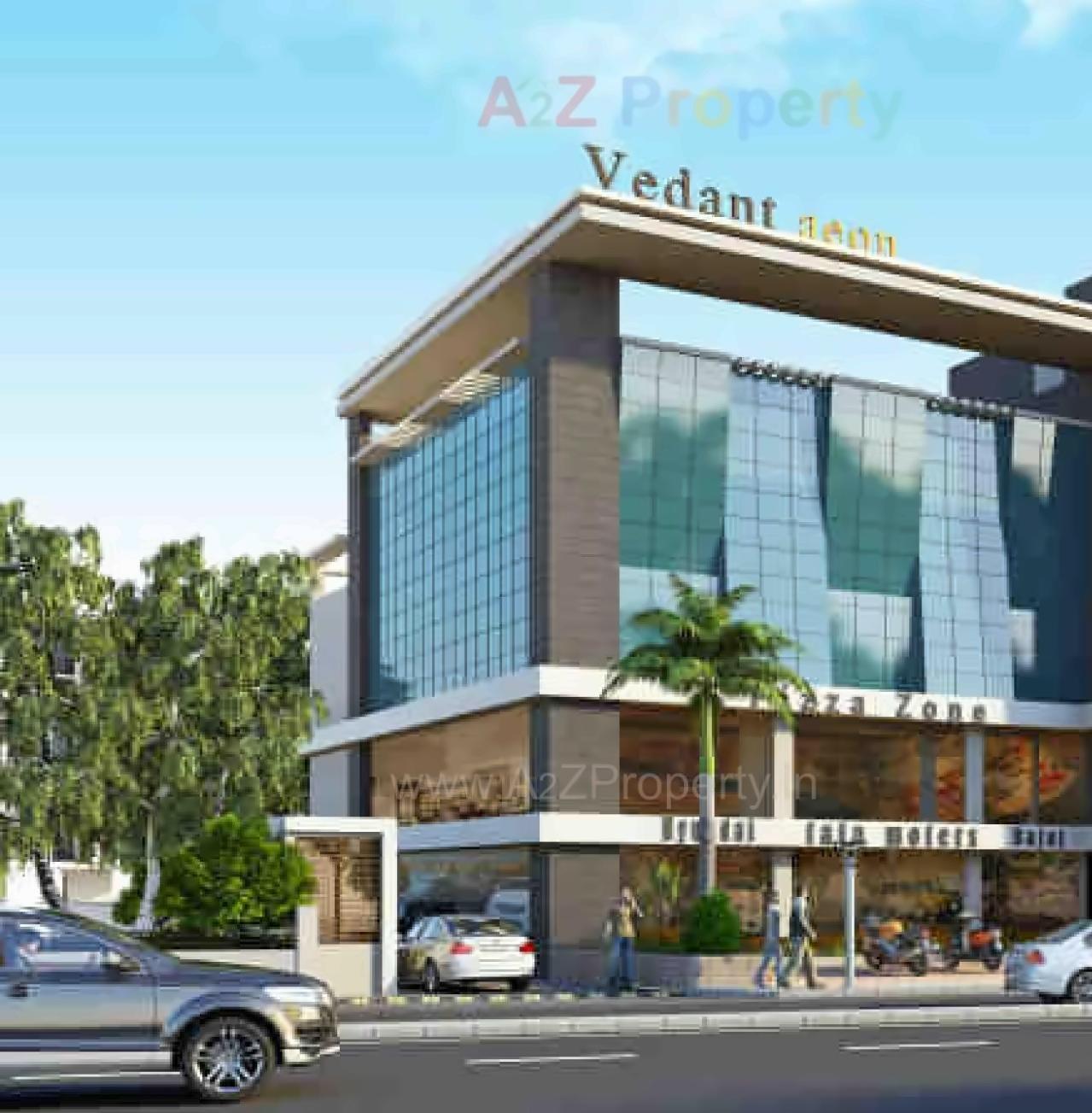 3D Elevation of real estate project Vedant Aeon located at Nana-chiloda, Gandhinagar, Gujarat