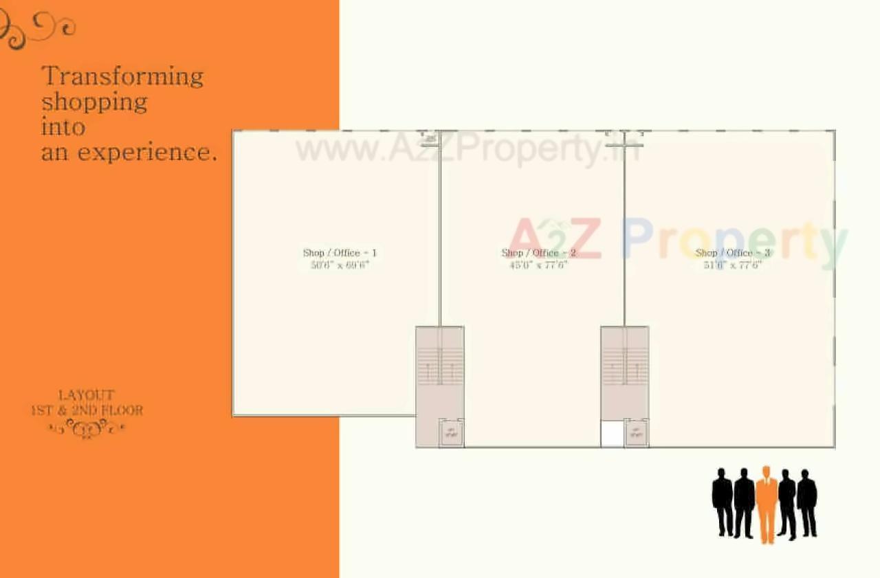 Layout of real estate project Vedant Aeon located at Nana-chiloda, Gandhinagar, Gujarat