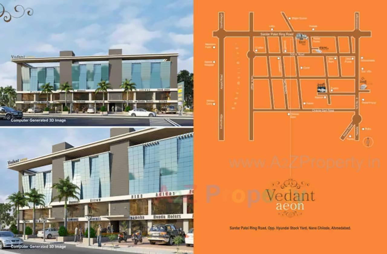  of real estate project Vedant Aeon located at Nana-chiloda, Gandhinagar, Gujarat