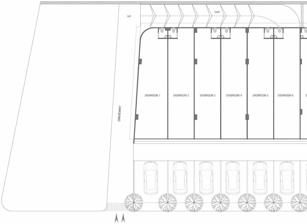 Layout of real estate project Venus Avan Business Centre located at Bhat, Gandhinagar, Gujarat
