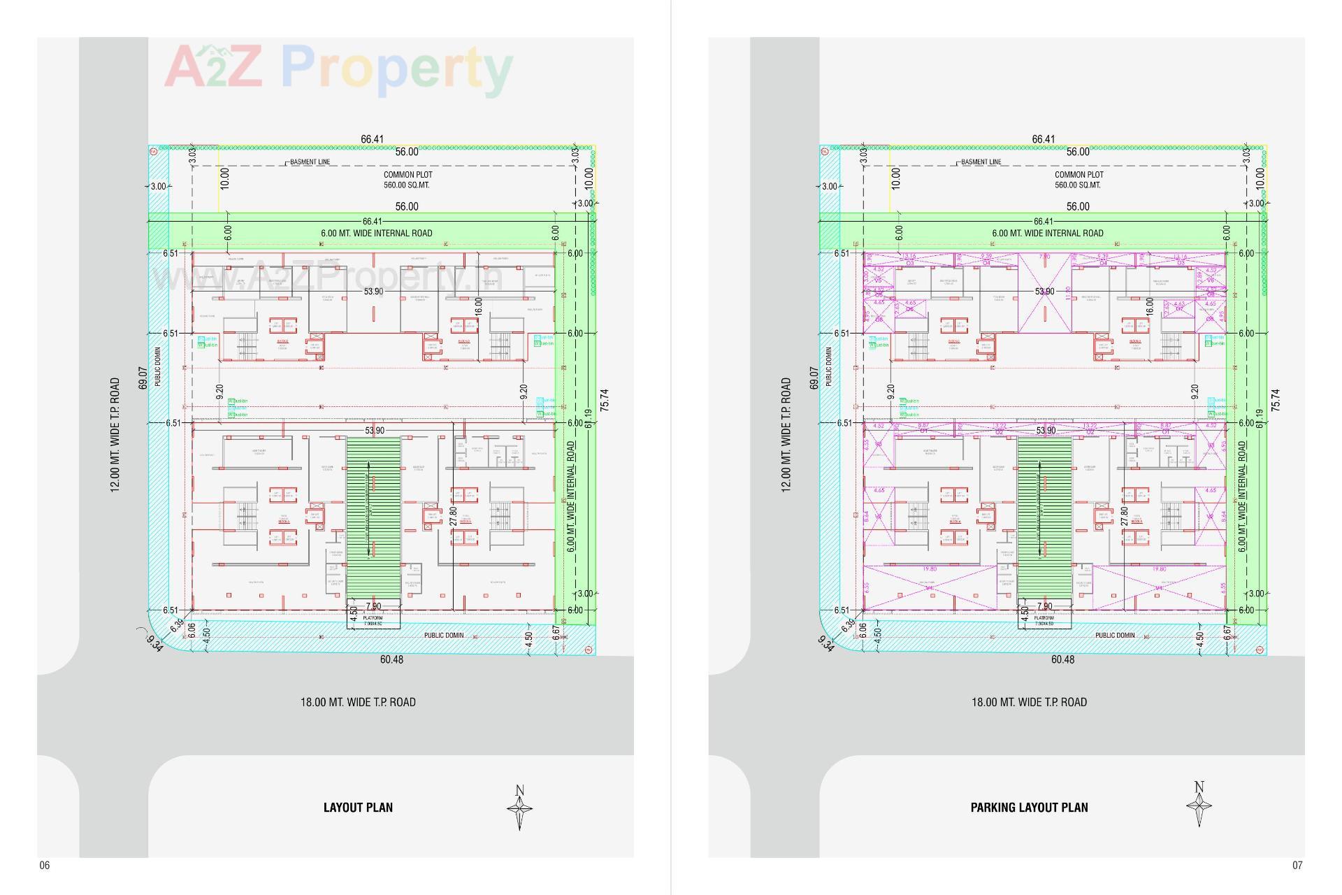 Layout of real estate project Verdana located at Kudasan, Gandhinagar, Gujarat