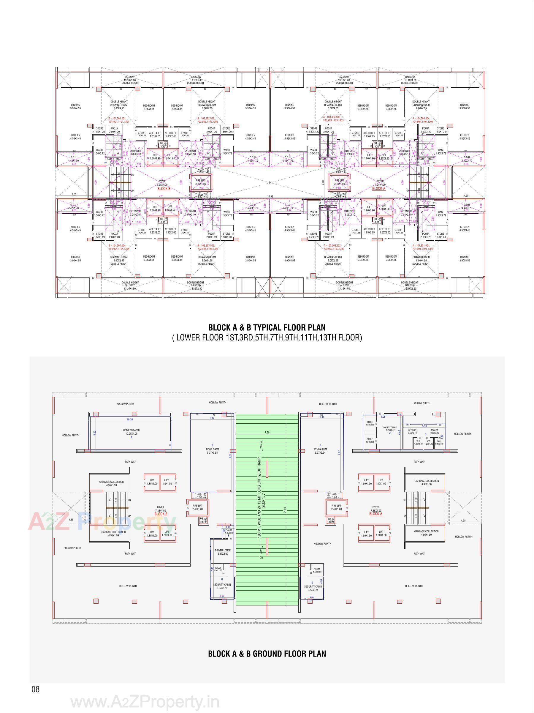 Layout of real estate project Verdana located at Kudasan, Gandhinagar, Gujarat