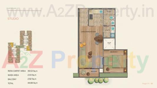 Layout of real estate project Vida located at Pirojpur, Gandhinagar, Gujarat
