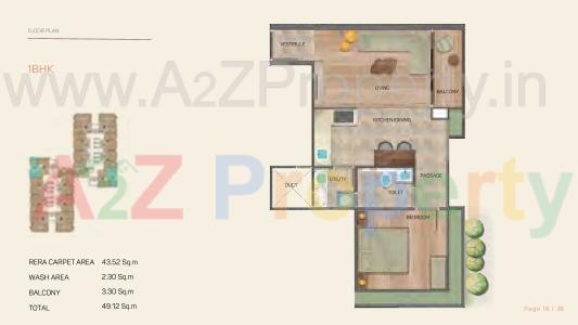 Layout of real estate project Vida located at Pirojpur, Gandhinagar, Gujarat