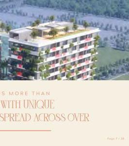 3D Elevation of real estate project Vida located at Pirojpur, Gandhinagar, Gujarat