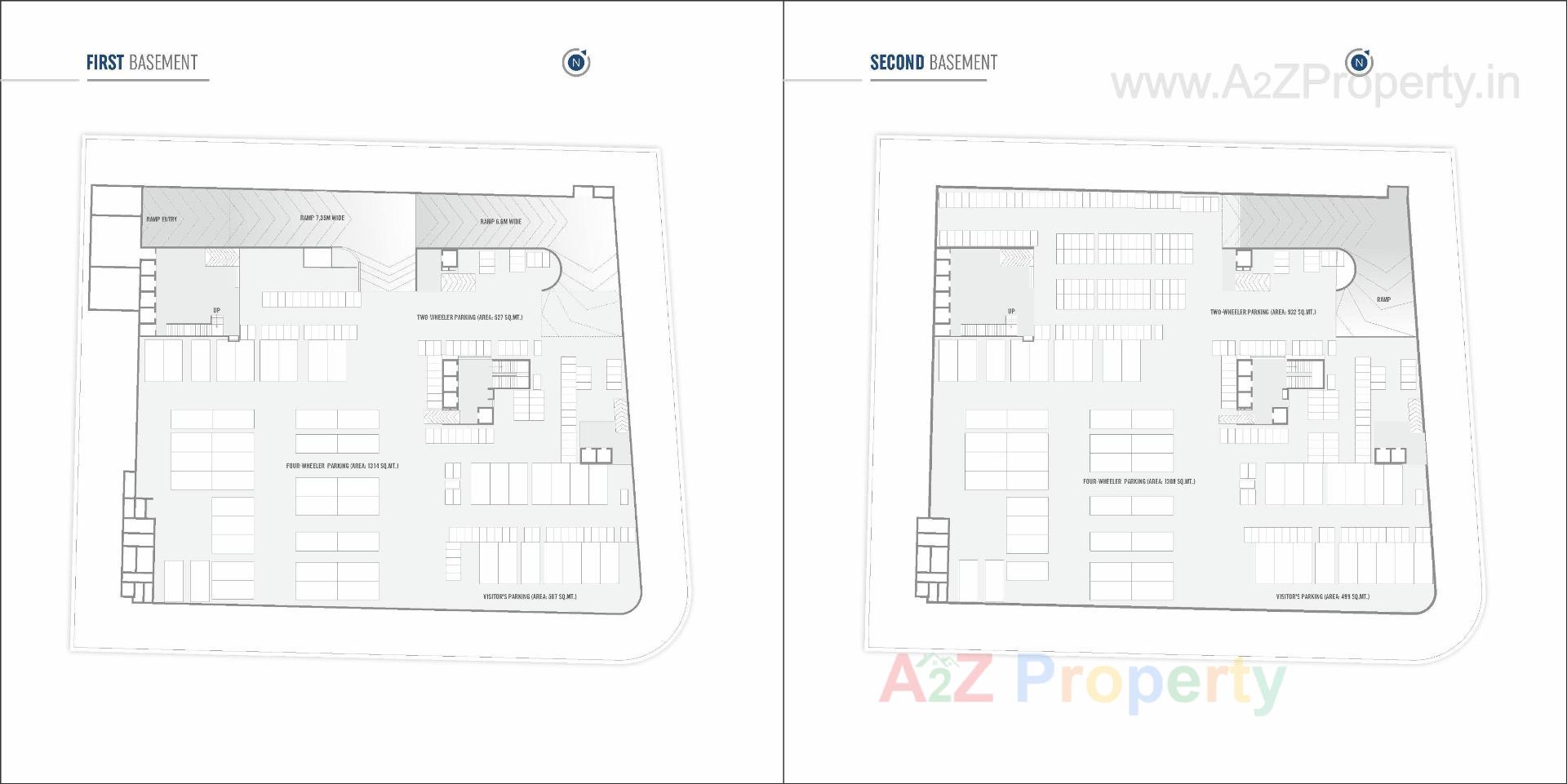 Layout of real estate project Vihaan located at Tarapur, Gandhinagar, Gujarat