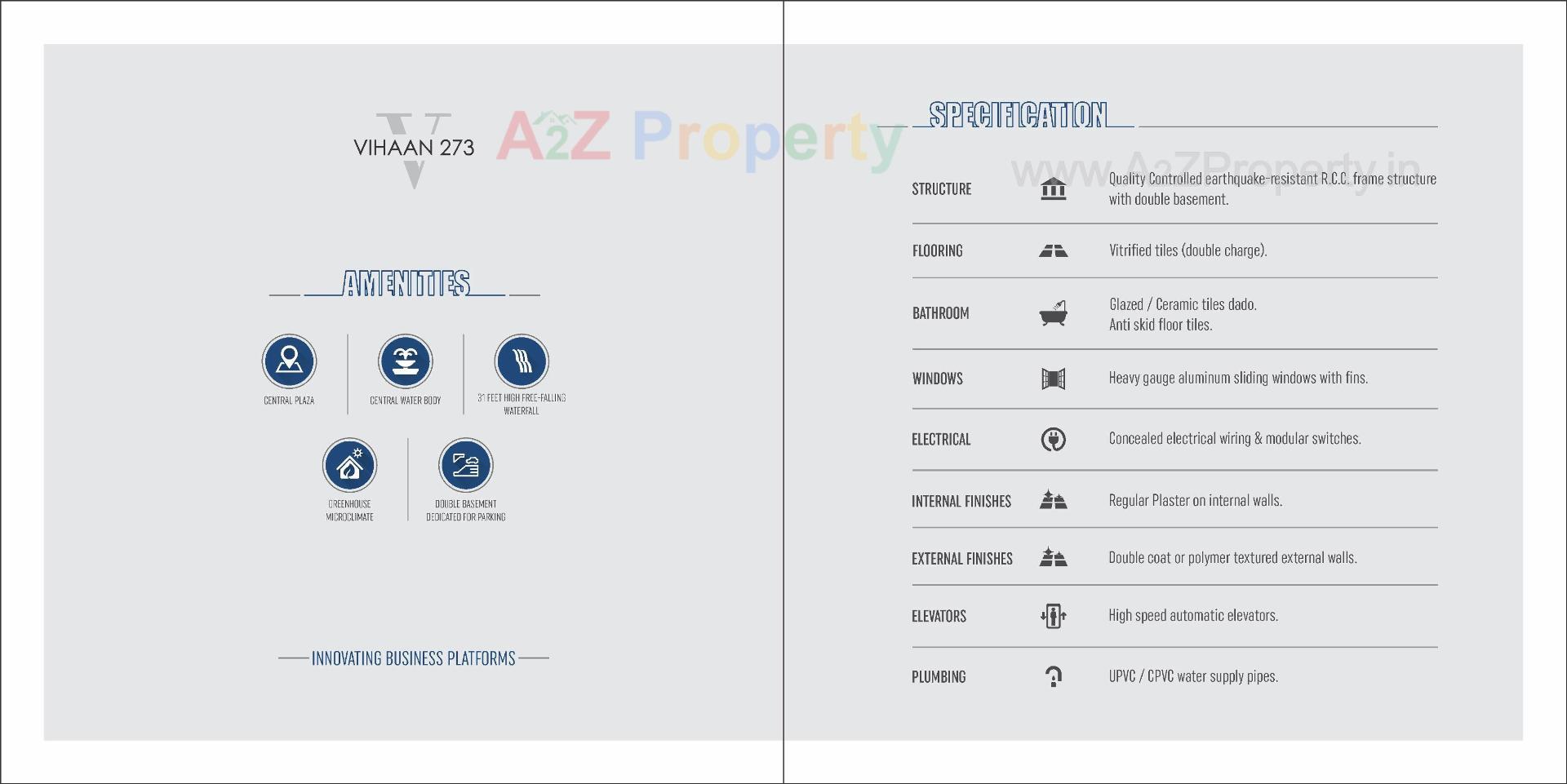  of real estate project Vihaan located at Tarapur, Gandhinagar, Gujarat