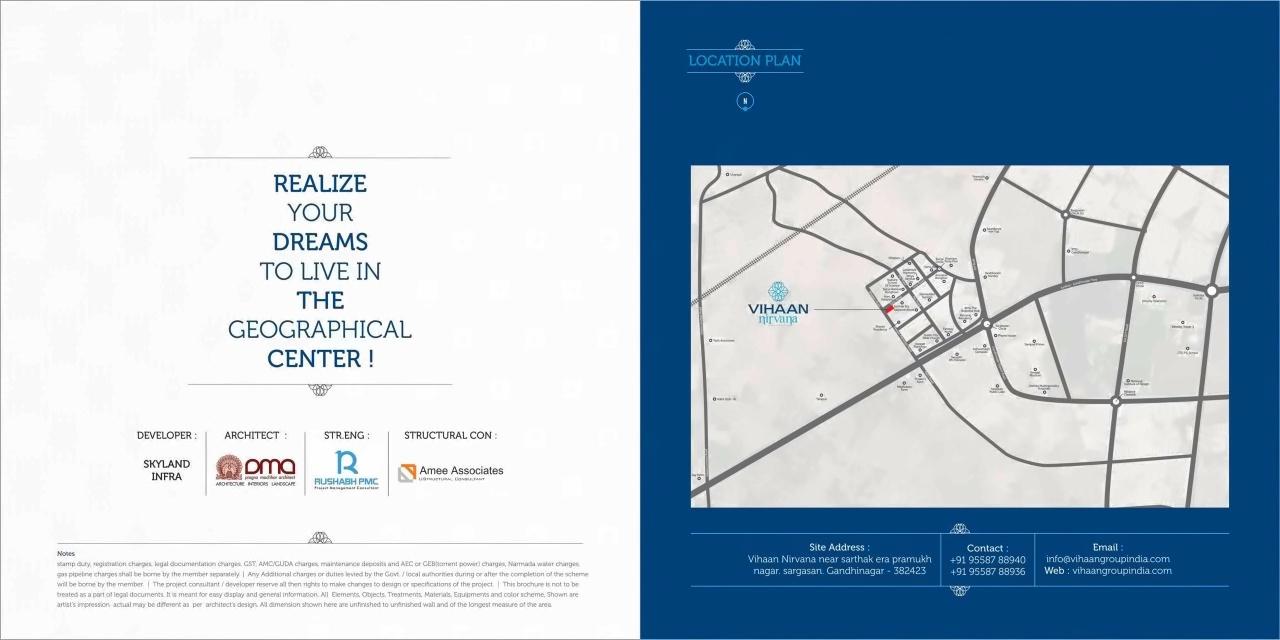  of real estate project Vihaan Nirvana located at Tarapur, Gandhinagar, Gujarat