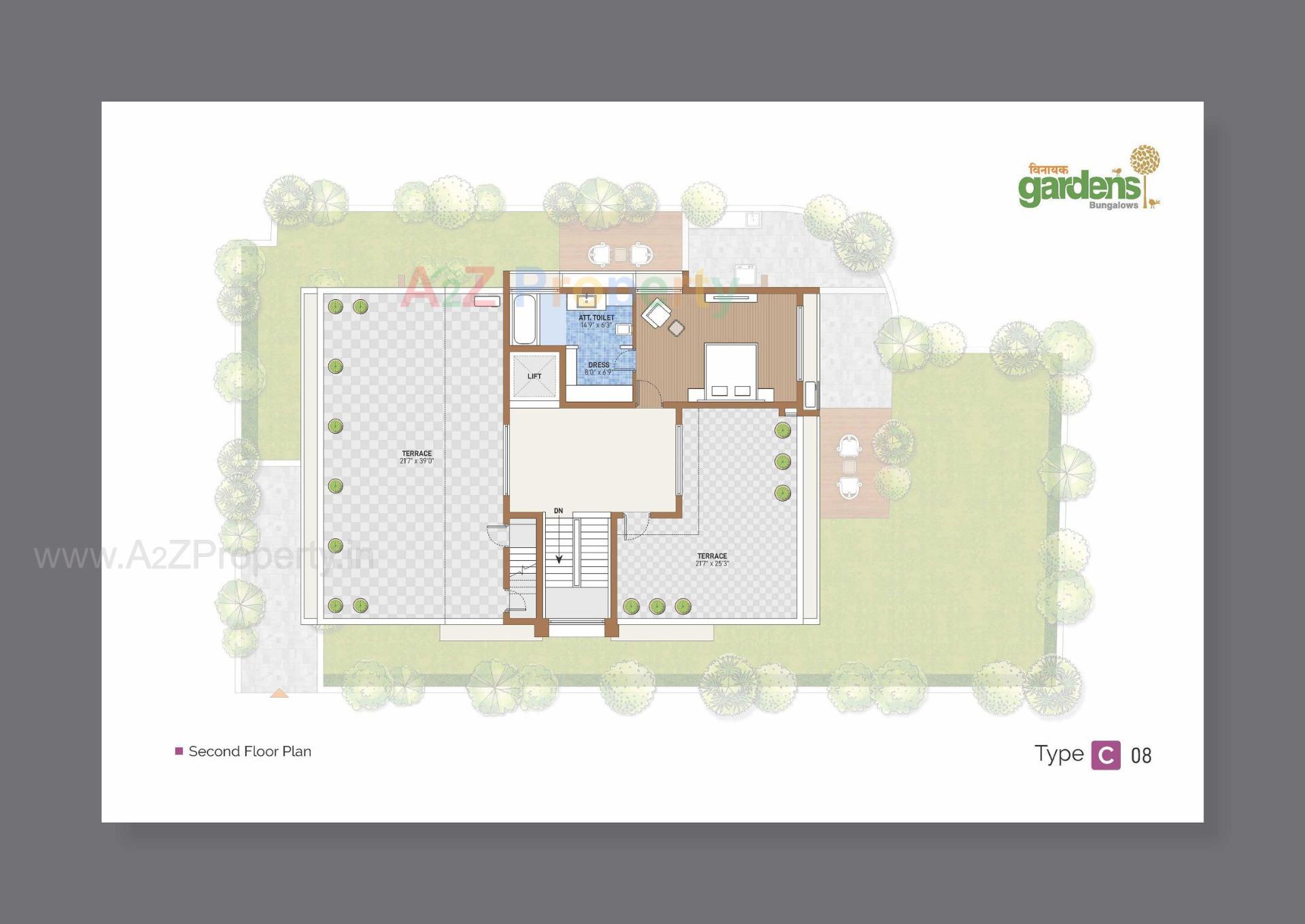 Layout of real estate project Vinayak Gardens located at Gandhinagar, Gandhinagar, Gujarat