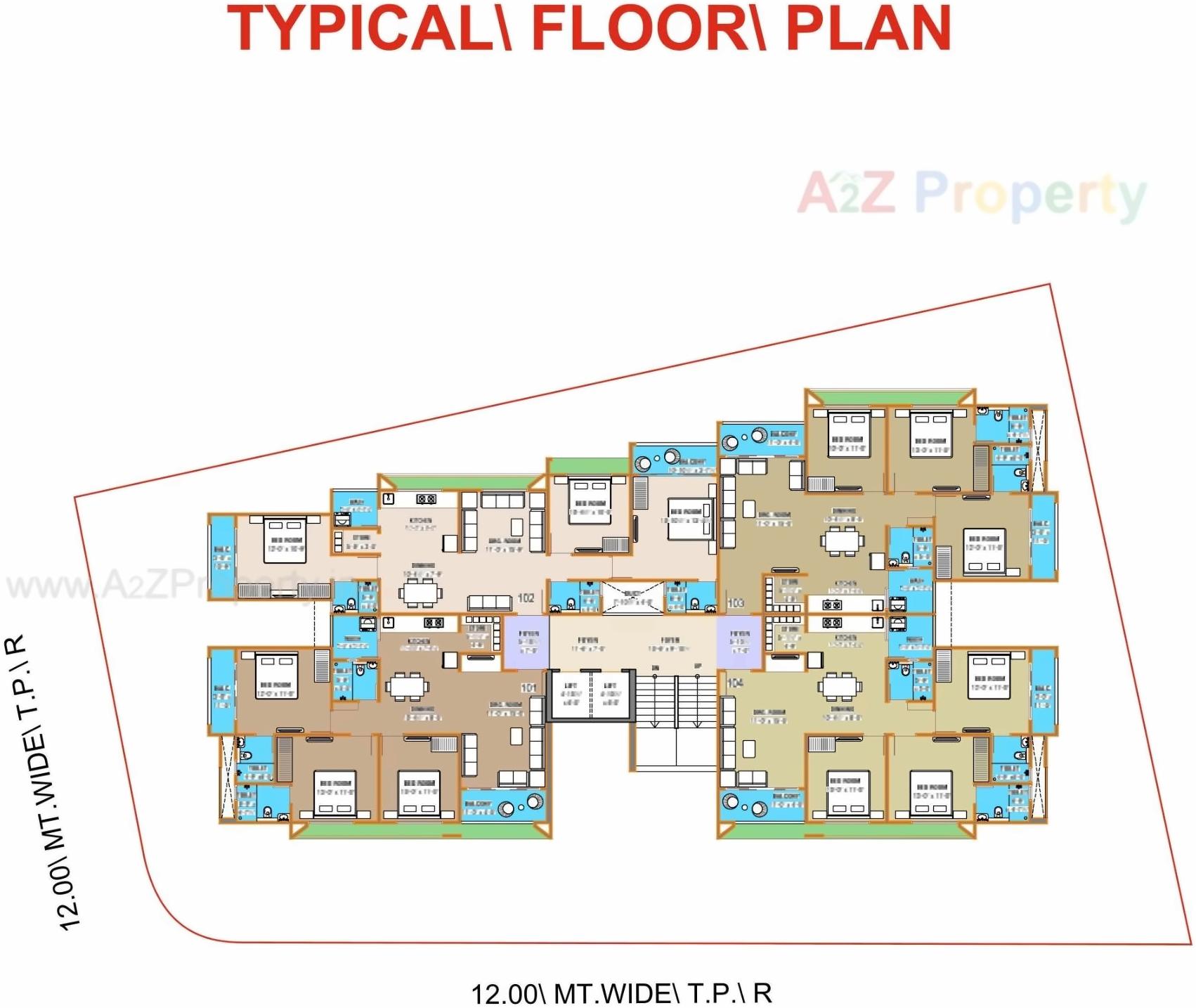 Layout of real estate project Vinayak Heights located at Saij, Gandhinagar, Gujarat