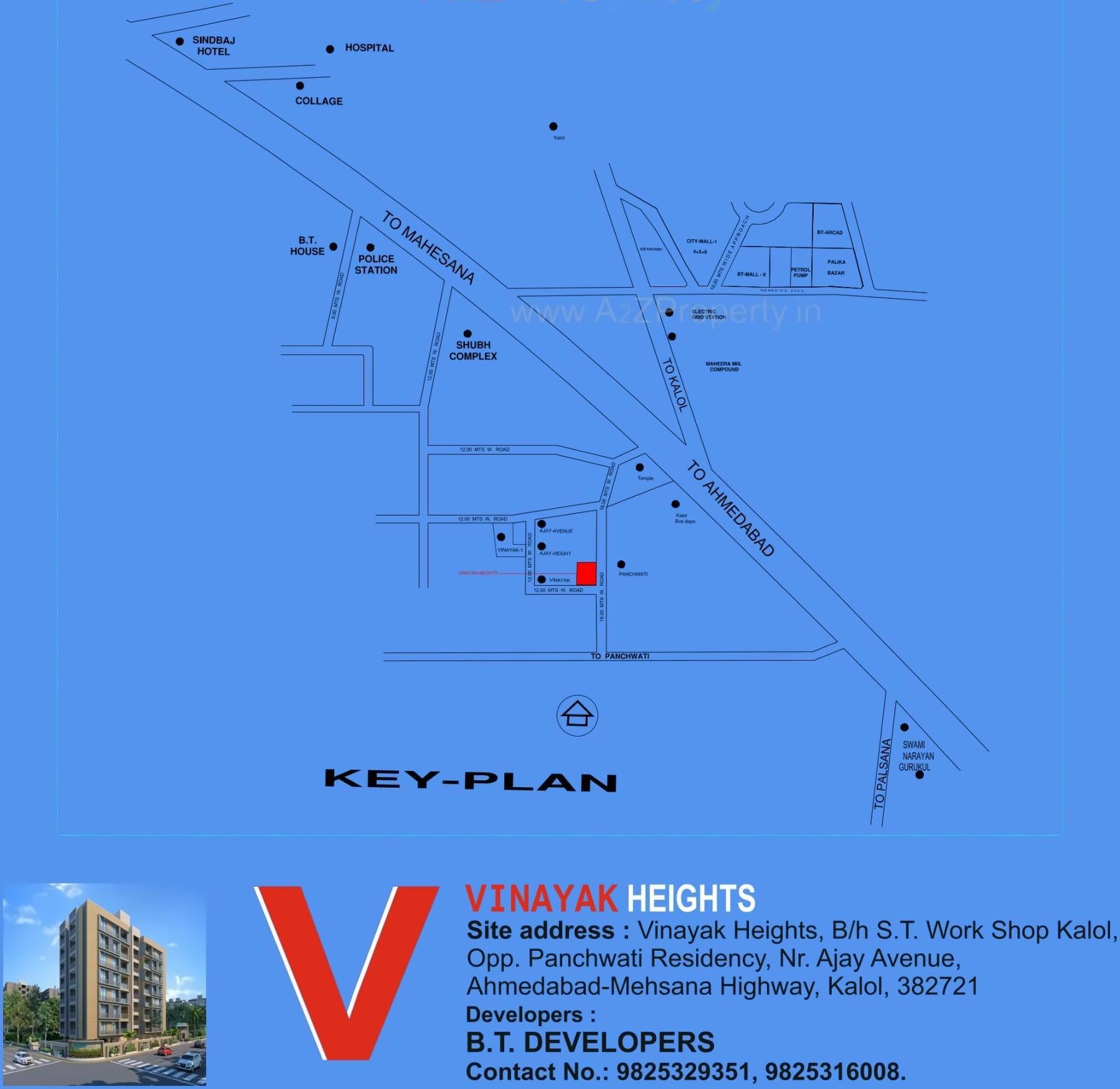  of real estate project Vinayak Heights located at Saij, Gandhinagar, Gujarat