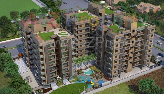 3D Elevation of real estate project Vinayak Lifestyle located at Raisan, Gandhinagar, Gujarat