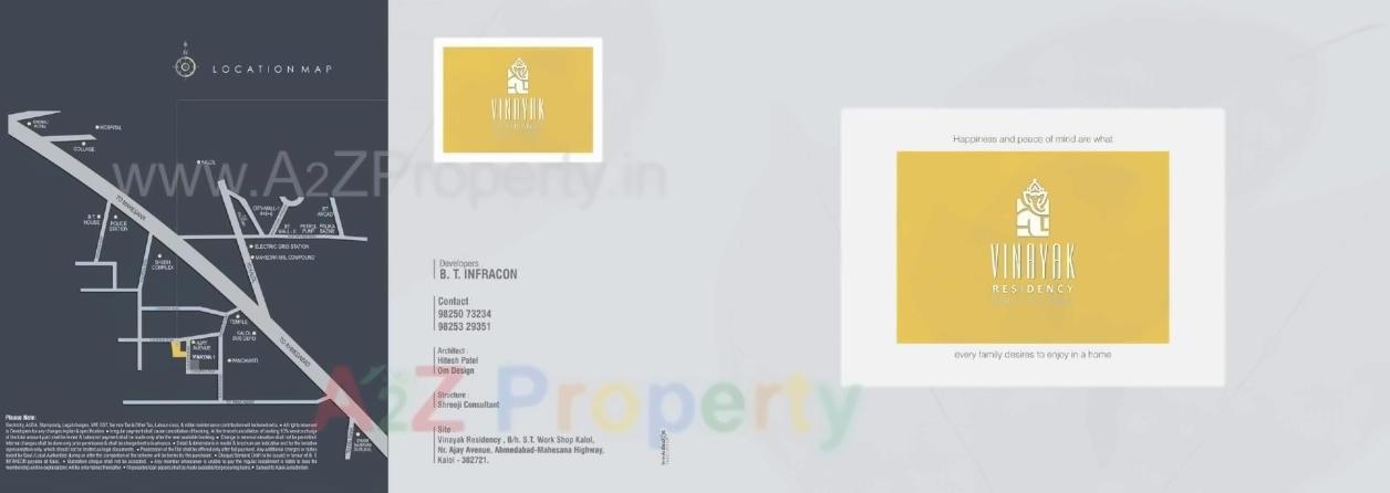  of real estate project Vinayak Residency located at Saij, Gandhinagar, Gujarat