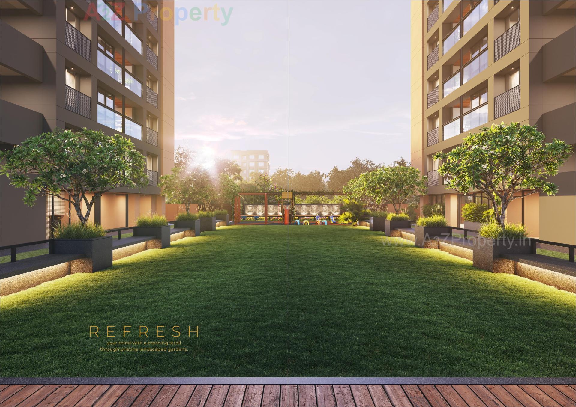 3D Elevation of real estate project Vinayak Sapphire located at Sargasan, Gandhinagar, Gujarat