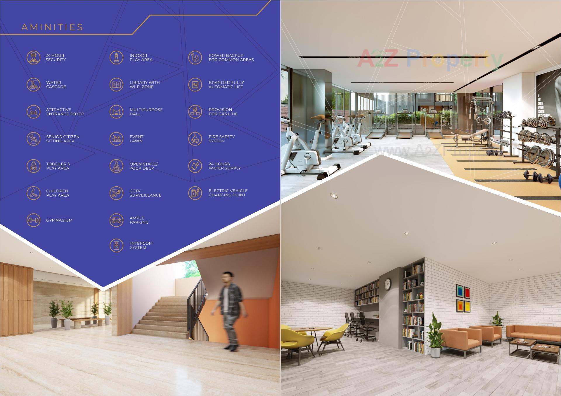 3D Elevation of real estate project Vinayak Sapphire located at Sargasan, Gandhinagar, Gujarat