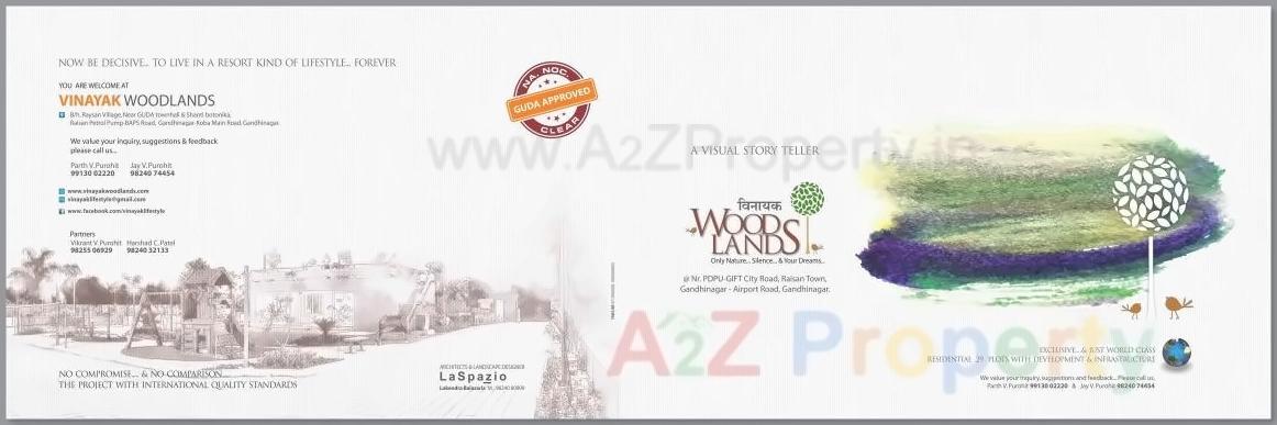  of real estate project Vinayak Woodlands located at Raisan, Gandhinagar, Gujarat