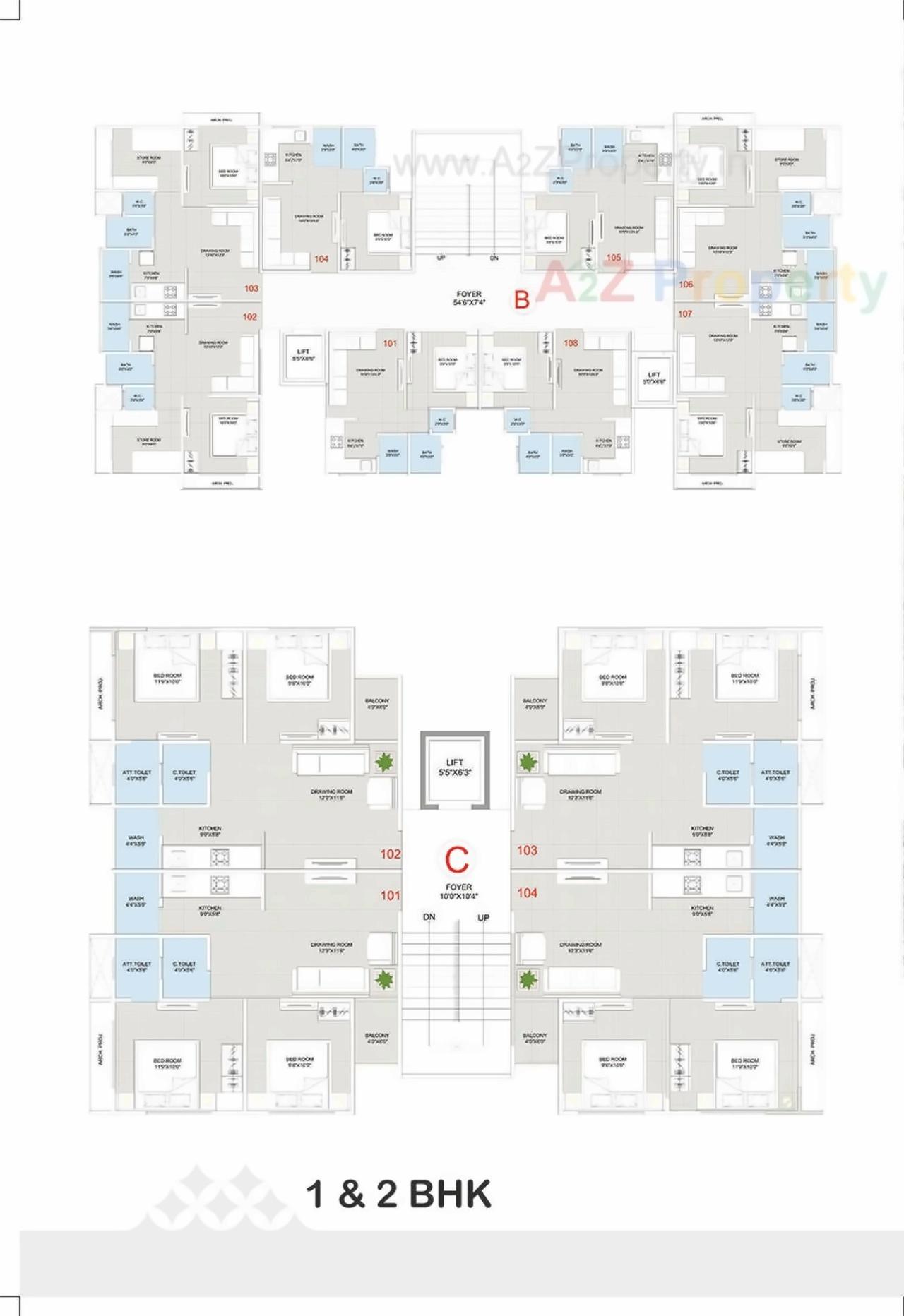 Layout of real estate project Visat Royal located at Pethapur, Gandhinagar, Gujarat