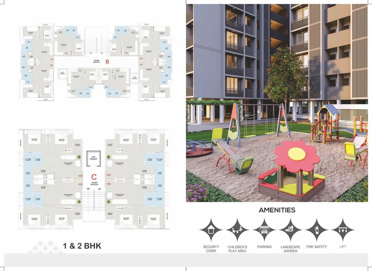  of real estate project Visat Royal located at Pethapur, Gandhinagar, Gujarat