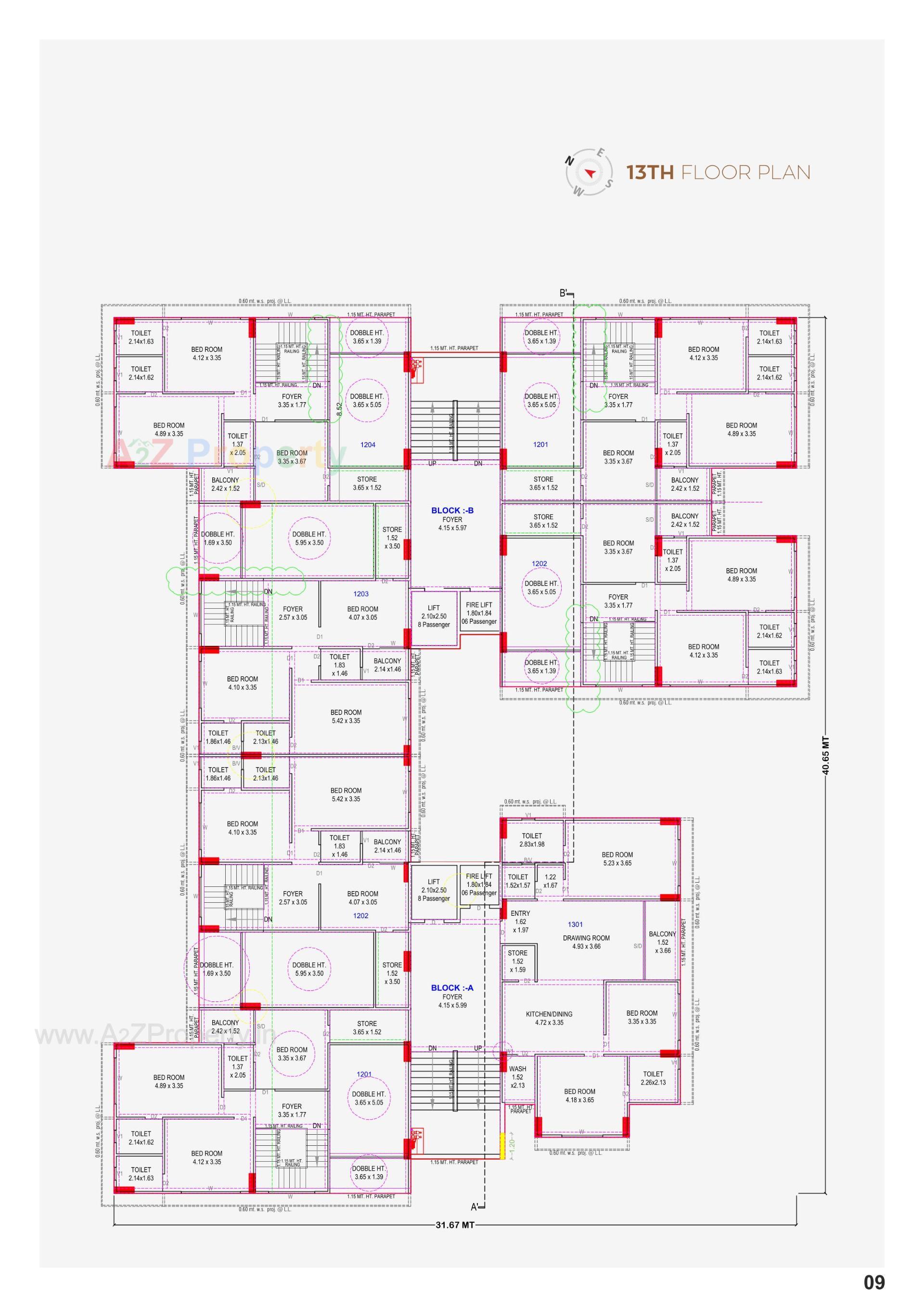Layout of real estate project Vishakha Exotica located at Randheja, Gandhinagar, Gujarat