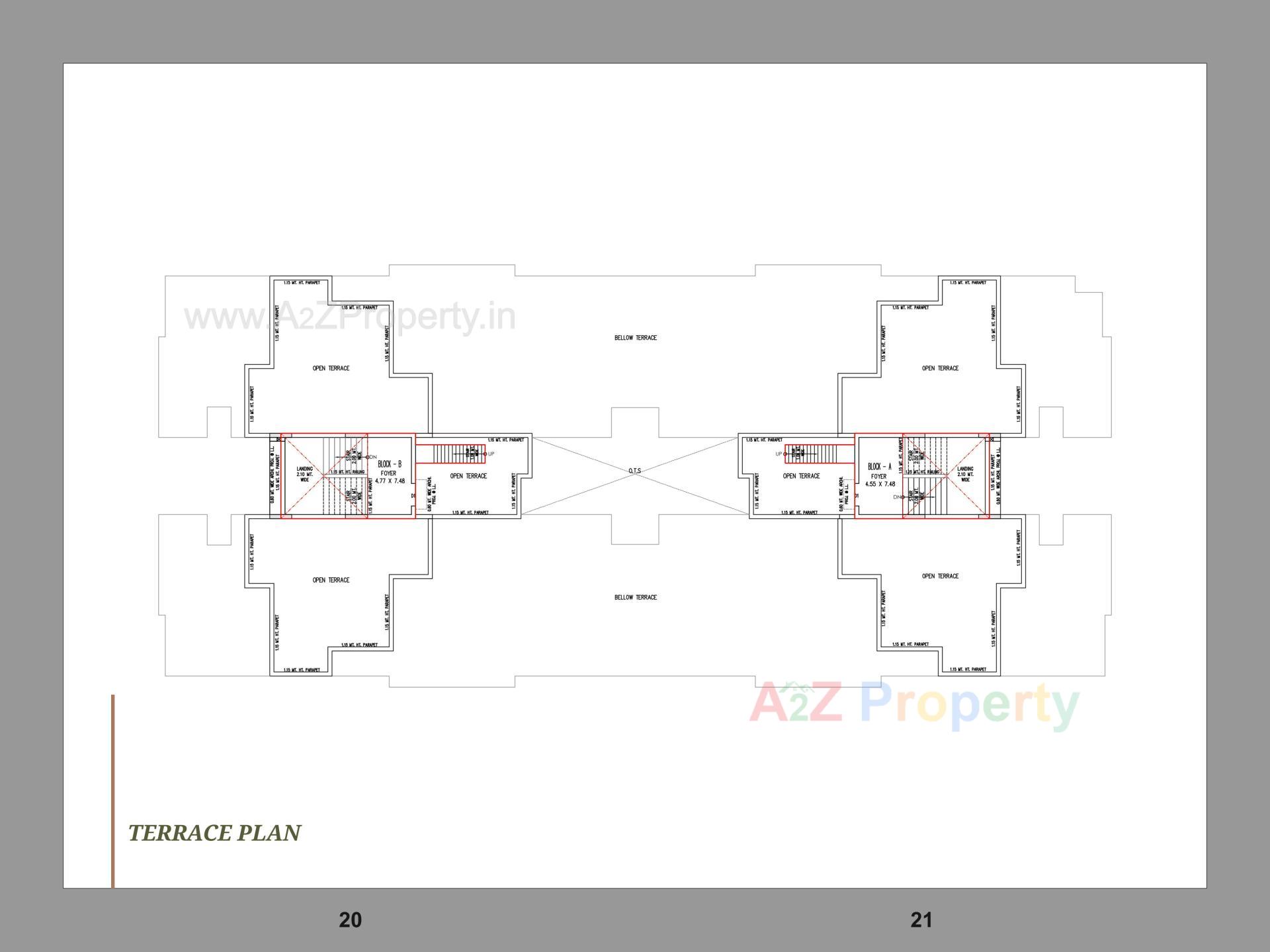 Layout of real estate project Vishwam located at Adalaj, Gandhinagar, Gujarat
