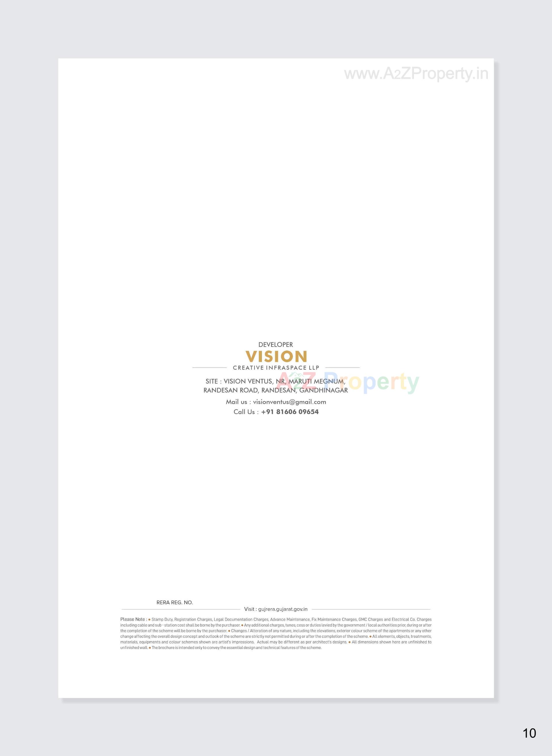  of real estate project Vision Ventus located at Randesan, Gandhinagar, Gujarat