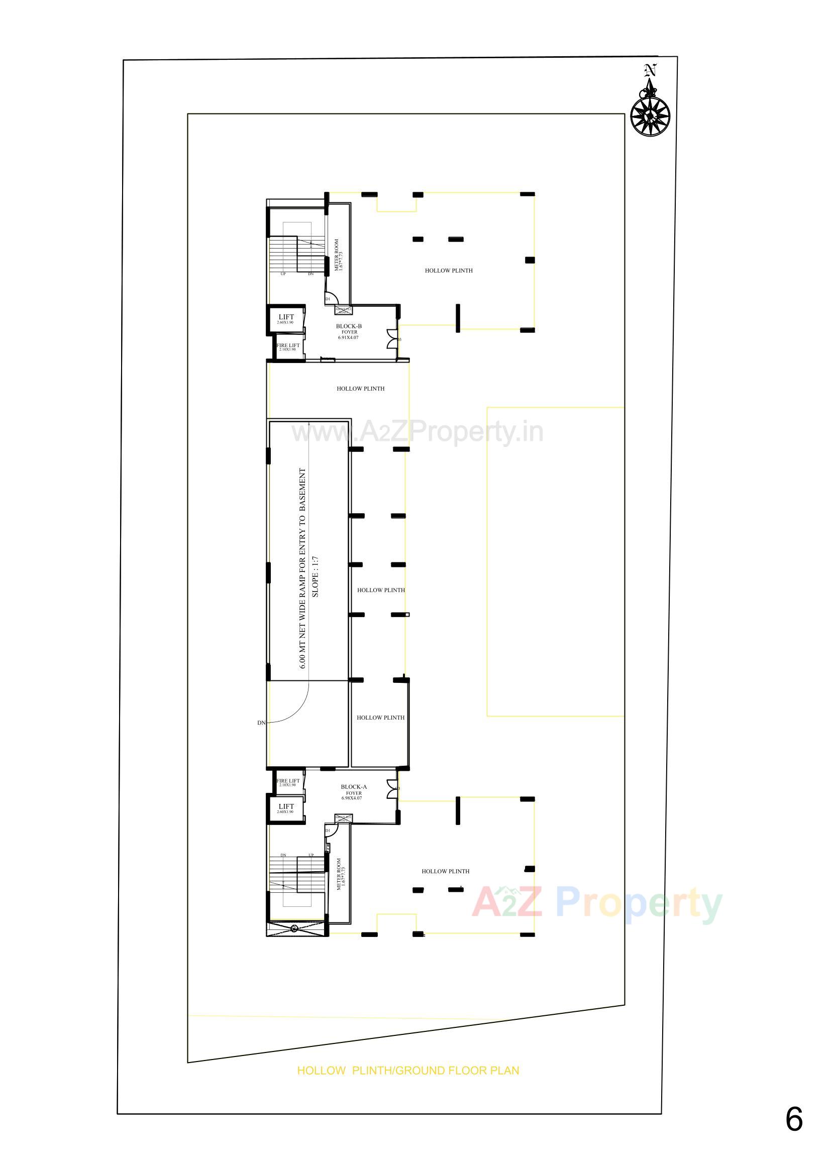 Layout of real estate project Vision Ventus located at Randesan, Gandhinagar, Gujarat