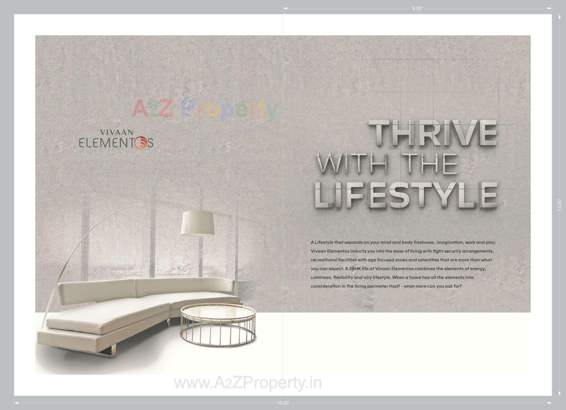  of real estate project Vivaan Elementos located at Zundal, Gandhinagar, Gujarat